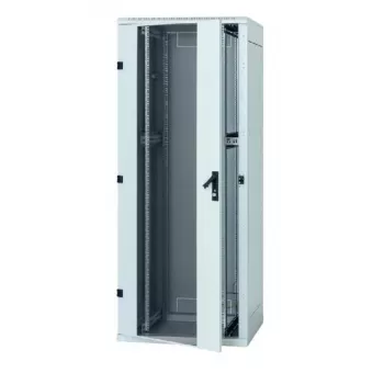 TRITON 19 tuuman verkkokaappi RMA 18U 800x800 mm vaaleanharmaa RAL 7035