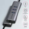 AXAGON HMA-GL3AP moniporttikeskitin USB 3.0 Type-A Gbit LAN 3x USB-A