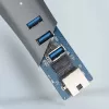 AXAGON HMA-GL3AP moniporttikeskitin USB 3.0 Type-A Gbit LAN 3x USB-A