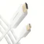 AXAGON Mini DisplayPort - HDMI -adapterikaapeli 4K/30 Hz 1,8 m valkoinen