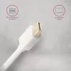AXAGON Mini DisplayPort - HDMI -adapterikaapeli 4K/30 Hz 1,8 m valkoinen