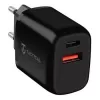 Tactical Base Plug Dual musta autolaturi 2 USB-A-liitännällä, 3,1 A, 15,5 W