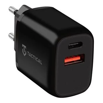 Tactical Base Plug Dual musta autolaturi 2 USB-A-liitännällä, 3,1 A, 15,5 W
