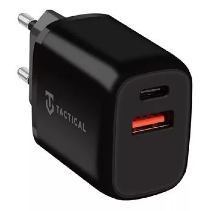 Tactical Base Plug Dual musta autolaturi 2 USB-A-liitännällä, 3,1 A, 15,5 W