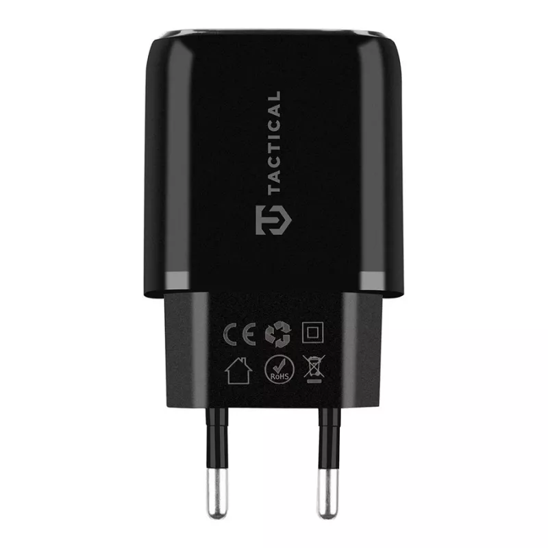 Tactical Base Plug Dual musta autolaturi 2 USB-A-liitännällä, 3,1 A, 15,5 W