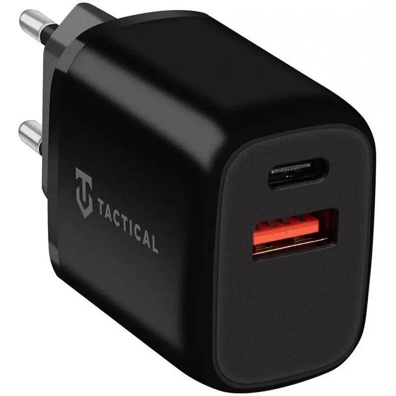 Tactical Base Plug Dual musta autolaturi 2 USB-A-liitännällä, 3,1 A, 15,5 W