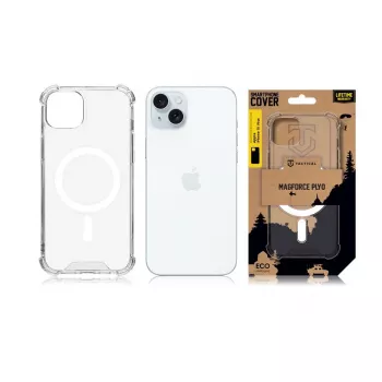 Tactical MagForce Plyo -kuorikotelo iPhone 15 Plus läpinäkyvä