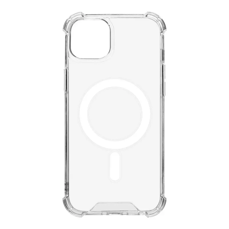 Tactical MagForce Plyo -kuorikotelo iPhone 15 Plus läpinäkyvä