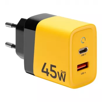 Tactical Microgrid GaN 45W keltainen seinälaturi USB-C