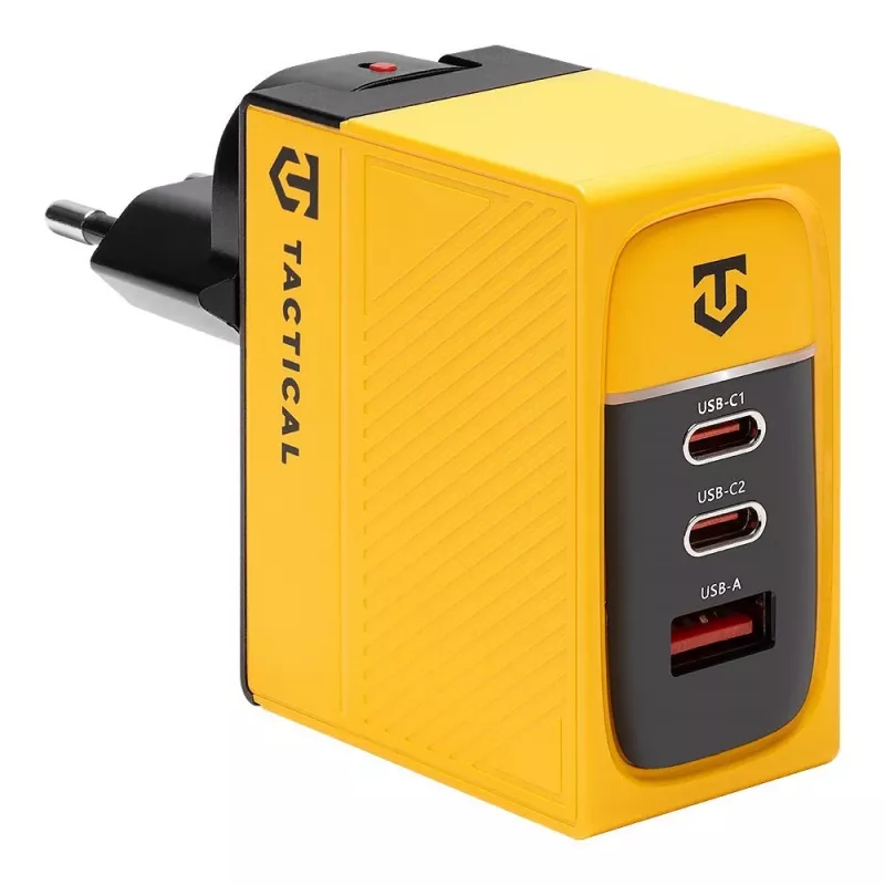 Tactical Nett Warrior GaN 100W keltainen laturi
