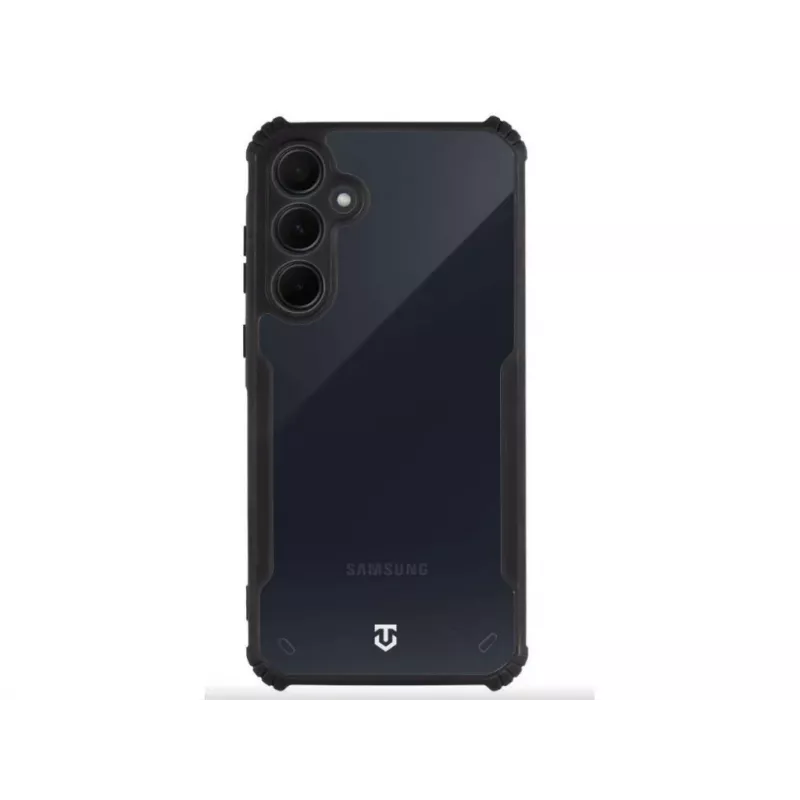 Tactical Back Cover Quantum Stealth Galaxy A35 5G läpinäkyvä/musta