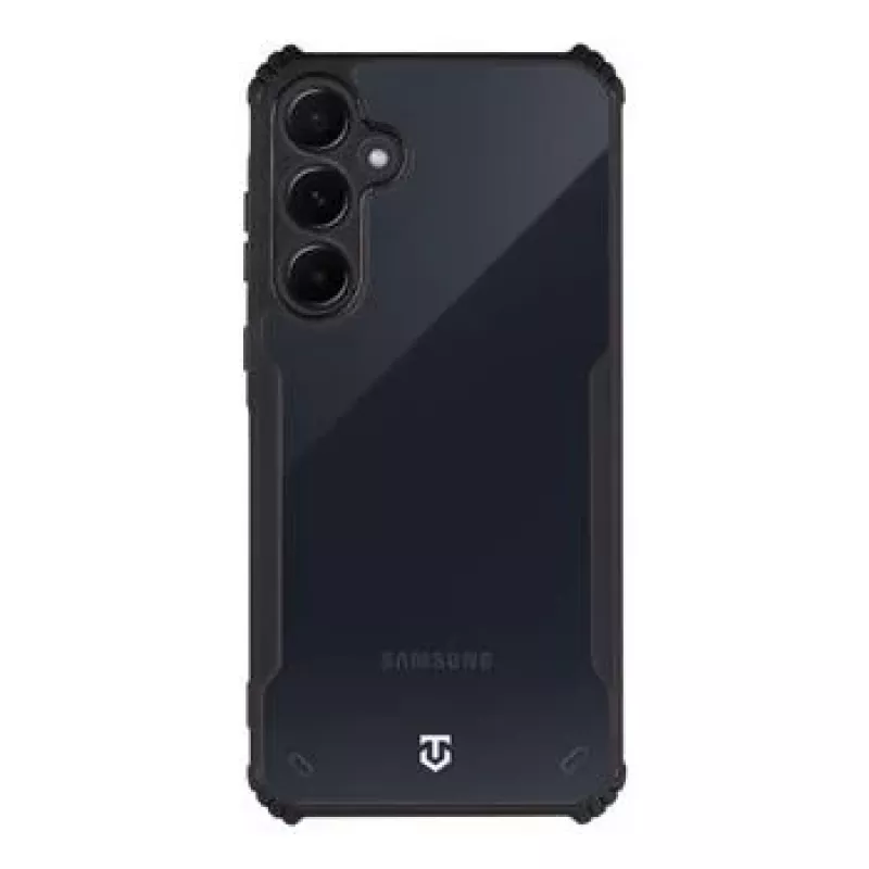 Tactical Back Cover Quantum Stealth Galaxy A55 5G läpinäkyvä/musta