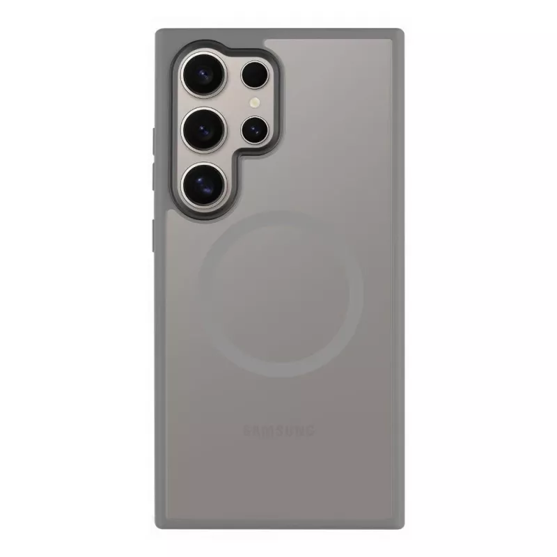 Tactical takakansi MagForce Hyperstealth Samsung Galaxy S24 Ultra, vaaleanharmaa