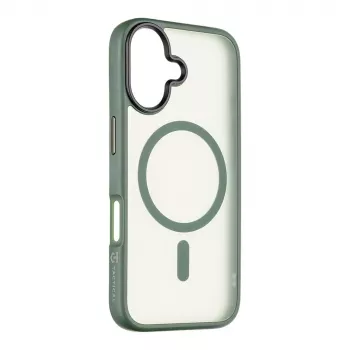 Taktinen takakansi MagForce Hyperstealth iPhone 16 metsänvihreä
