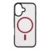 Taktinen takakansi MagForce Hyperstealth 2.0 iPhone 16, musta/punainen