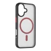 Taktinen takakansi MagForce Hyperstealth 2.0 iPhone 16, musta/punainen