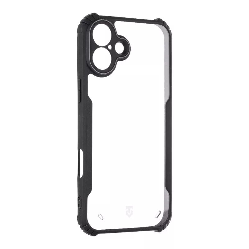 Taktinen takakansi Quantum Stealth iPhone 16 Plus kirkas/musta