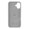 Taktinen takakansi MagForce Velvet Smoothie iPhone 16 Plus, sumunharmaa