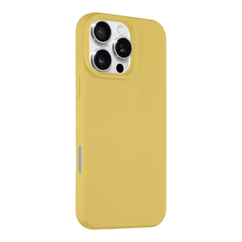 Taktinen takakansi MagForce Velvet Smoothie iPhone 16 Pro Max - banaaninkeltainen