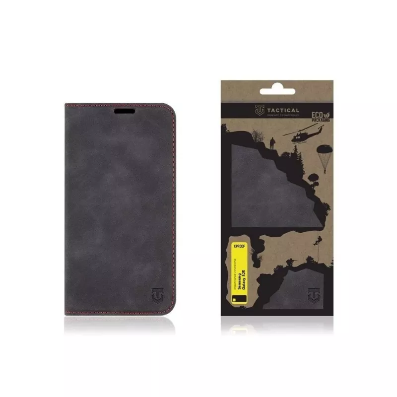 Taktinen kirjakansi Xproof Galaxy S25 Black Hawk