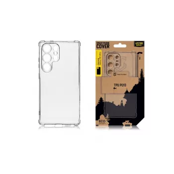 Taktinen takakansi TPU Plyo Samsung Galaxy S25 Ultra läpinäkyvä