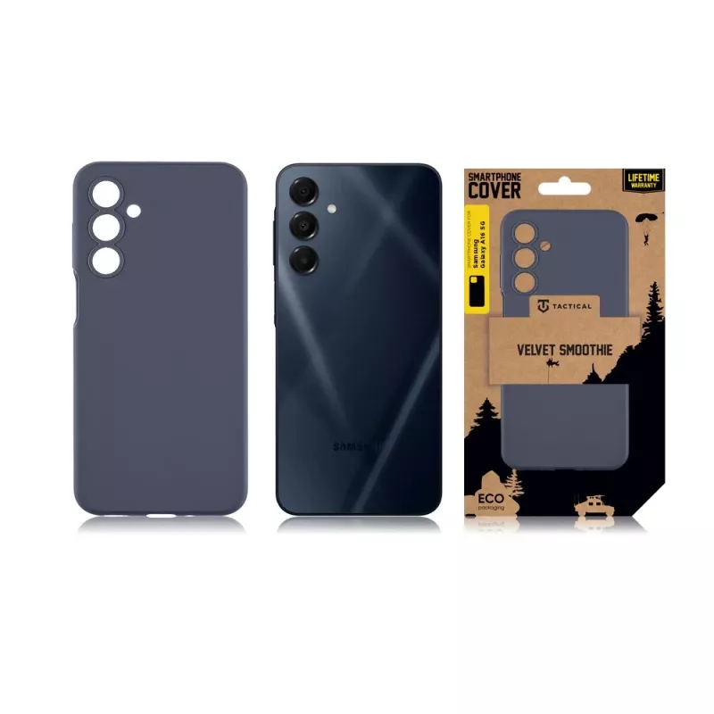 Tactical Back Cover Velvet Smoothie Samsung Galaxy A16 4G/5G - musta