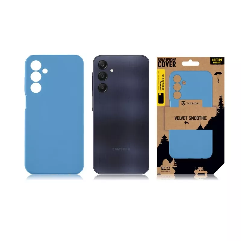 Tactical Back Cover Velvet Smoothie Samsung Galaxy A25 5G - musta