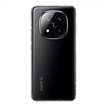 Tactical Back Cover TPU Xiaomi Redmi Note 14 Pro+ 5G läpinäkyvä