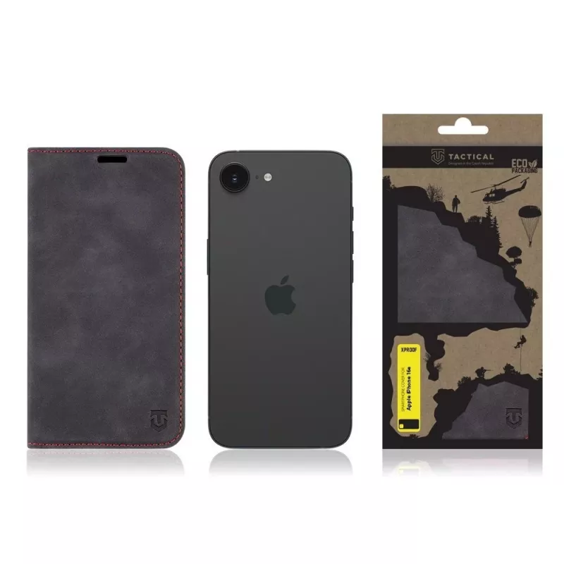 Tactical Book Cover Xproof iPhone 16e/17e Black Hawk