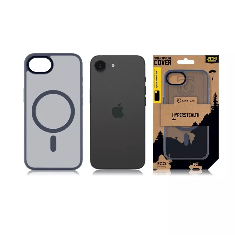 Tactical Back Cover MagForce Hyperstealth iPhone 16e/17e Deep Blue