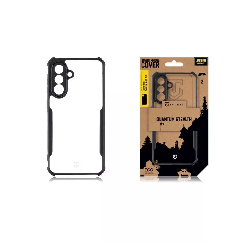 Tactical Back Cover Quantum Stealth Galaxy A36 5G Clear/Black