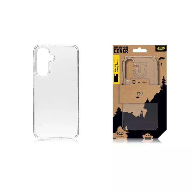 Tactical Back Cover TPU Samsung Galaxy A36 5G läpinäkyvä