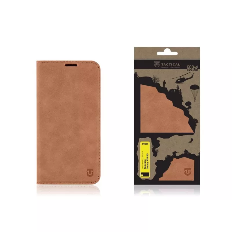 Tactical Book Cover Xproof Samsung Galaxy A36 5G, Mud Brown