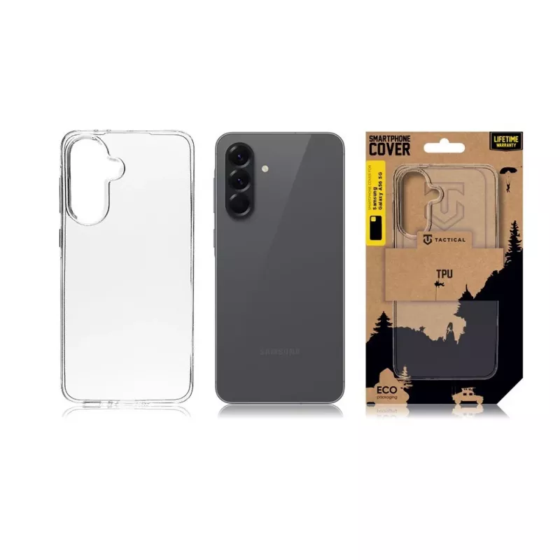 Tactical Back Cover TPU Samsung Galaxy A56 5G läpinäkyvä