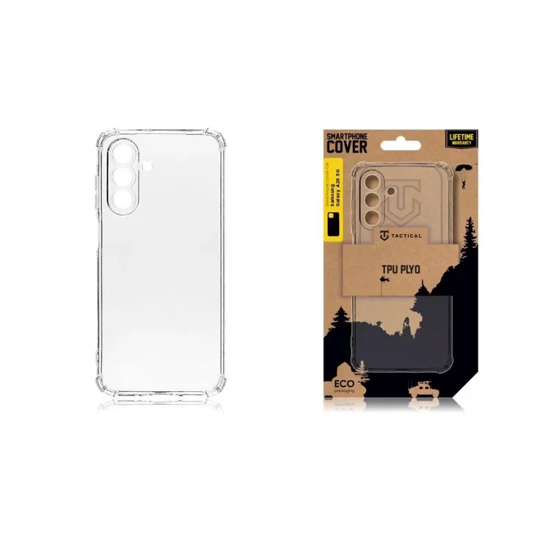 Tactical Back Cover TPU Plyo Samsung Galaxy A26 5G läpinäkyvä