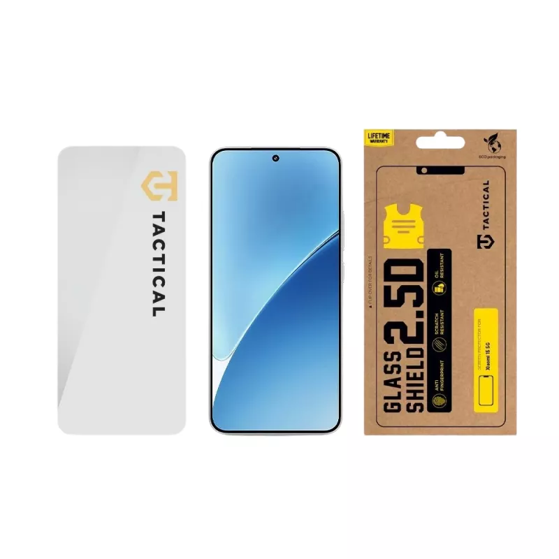 Tactical Glass Shield 2.5D Xiaomi 15 5G Clear