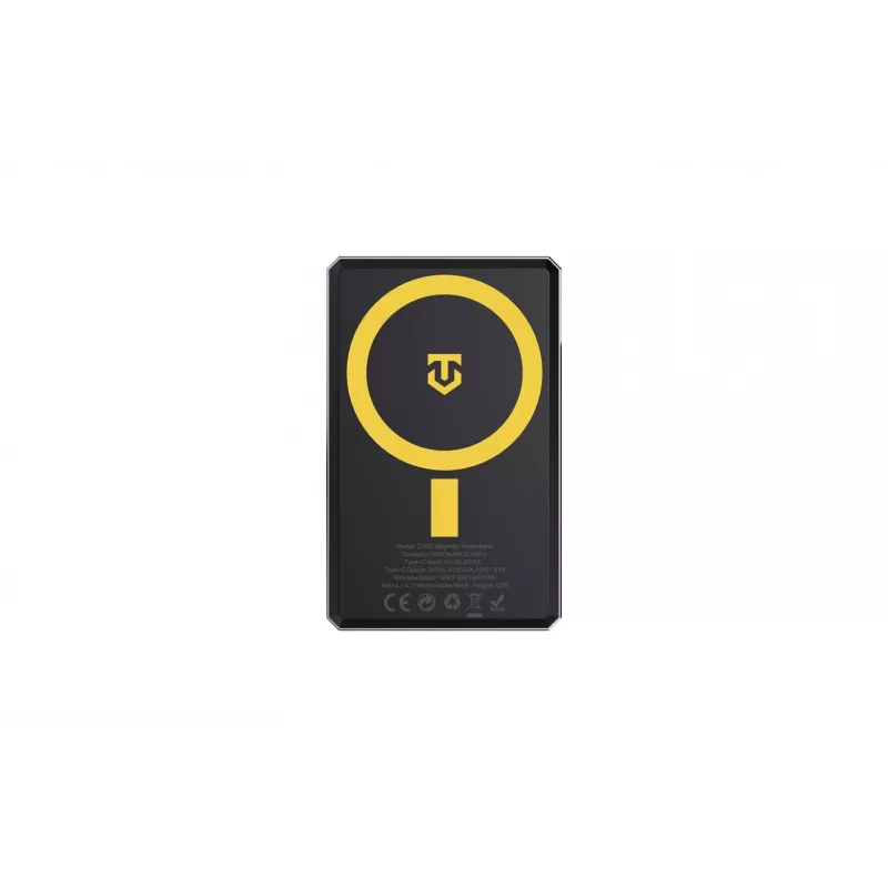 Tactical MagForce Relief 10000mAh Wireless Power Bank musta