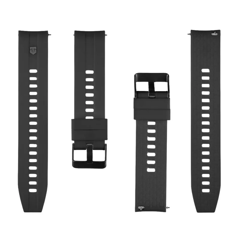 Tactical Quick-Release-silikoniranneke 20mm musta