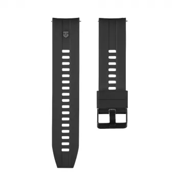 Tactical Quick-Release-silikoniranneke 22mm musta