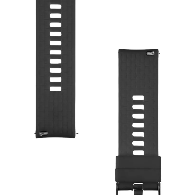 Tactical Quick-Release-silikoniranneke 22mm musta