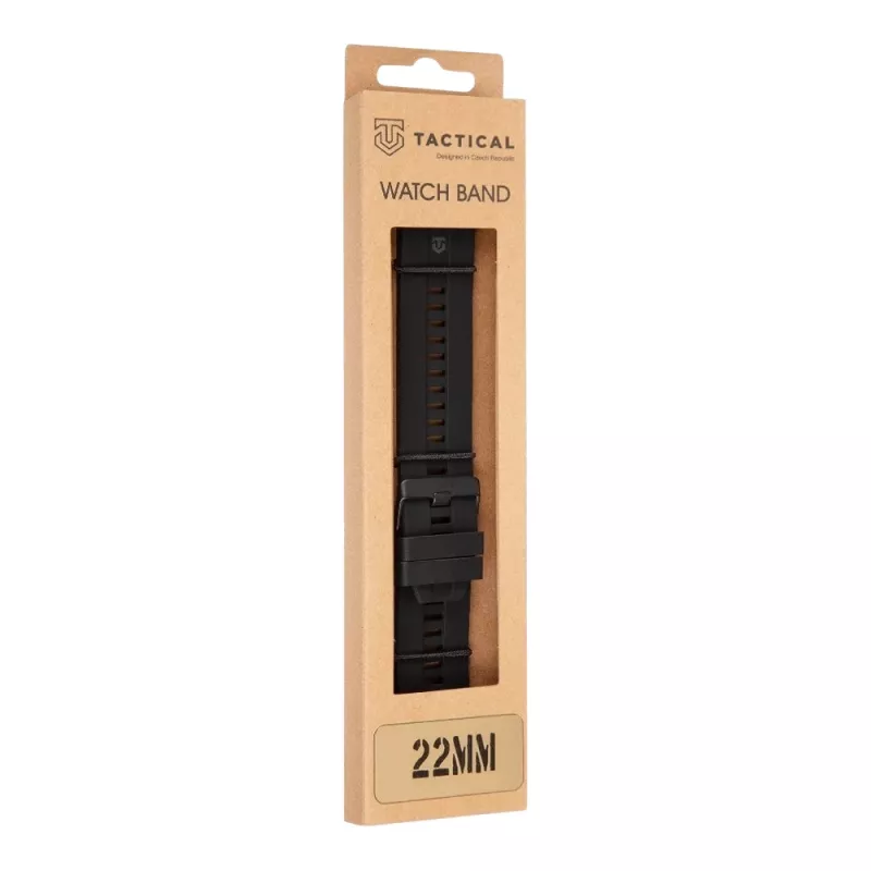 Tactical Quick-Release-silikoniranneke 22mm musta