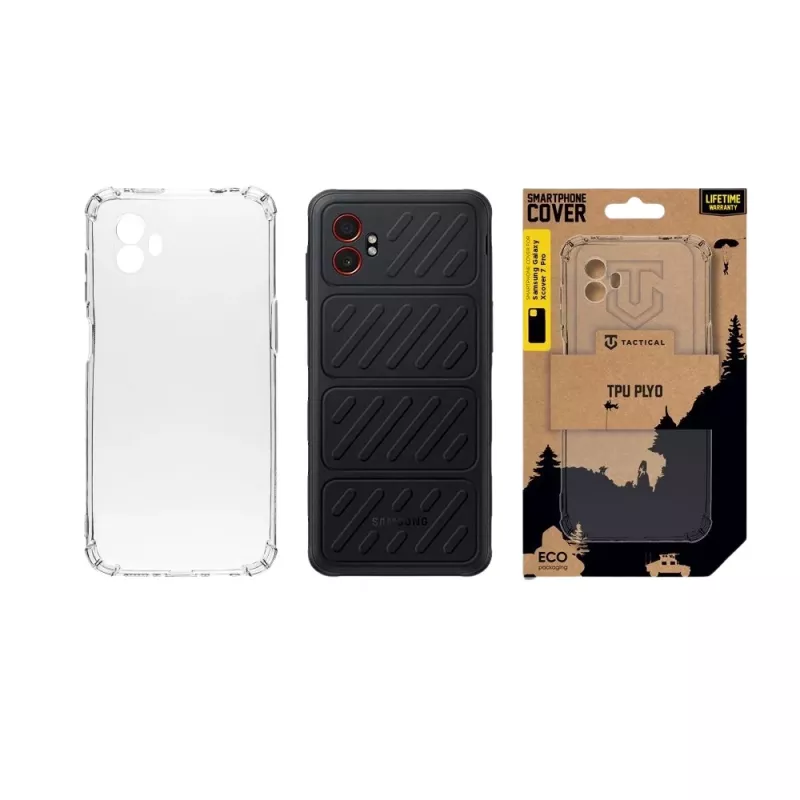 Tactical Back Cover TPU Plyo Galaxy Xcover 7 Pro läpinäkyvä