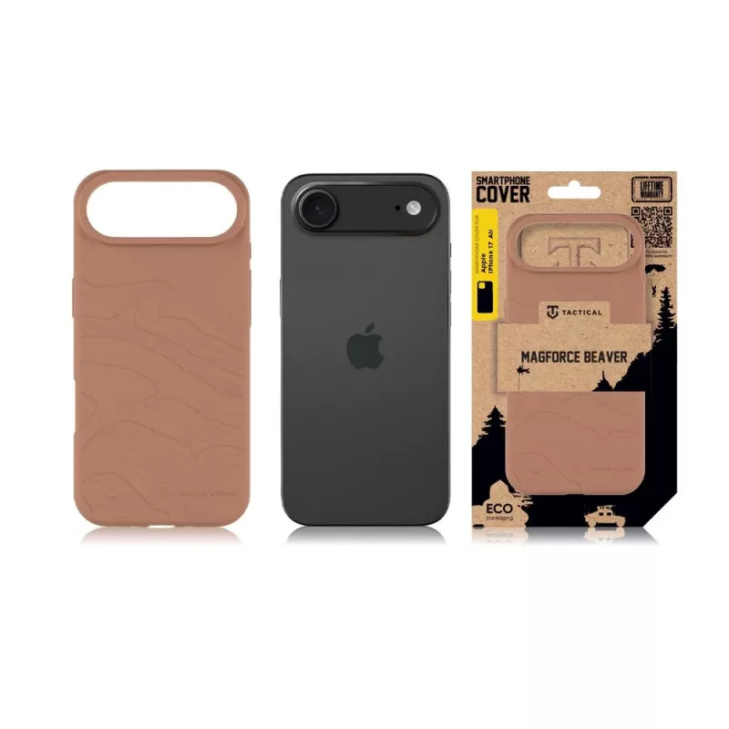 Tactical Back Cover MagForce Beaver iPhone 17 Mouse Moose musta