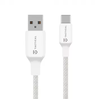 Tactical Stitch Thread Cable USB-A/USB-C valkoinen - lataus- ja datakaapeli - 1,2 m
