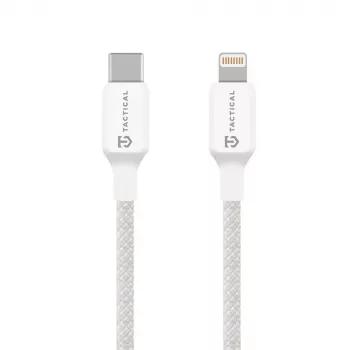 Tactical Stitch Thread Cable USB-C/Lightning valkoinen - kaapeli - digitaali/data