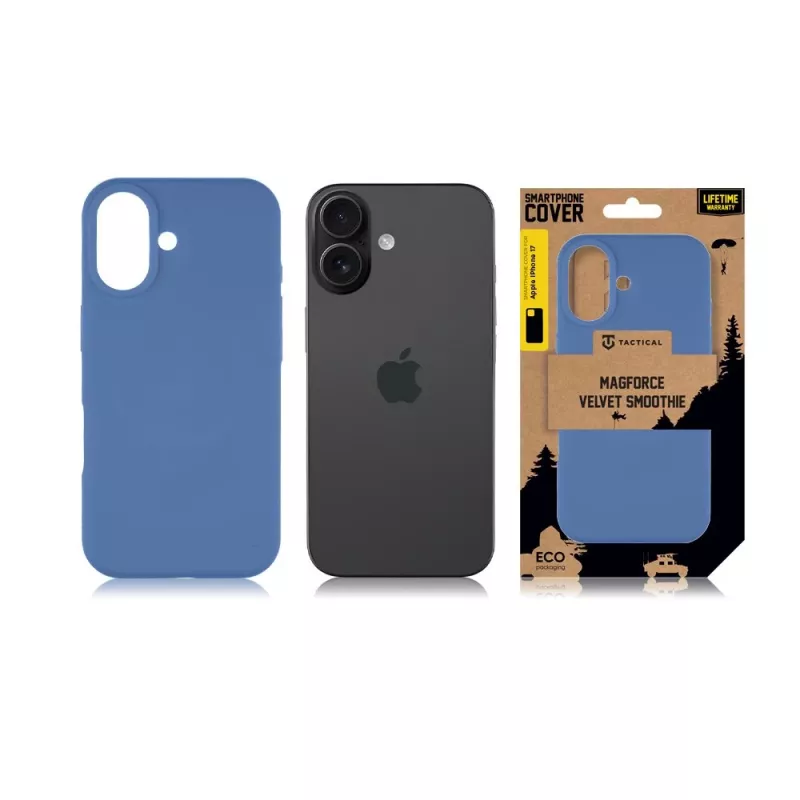 Tactical Back Cover MagForce Velvet Smoothie iPhone 17 - Mitternachtsschwarz