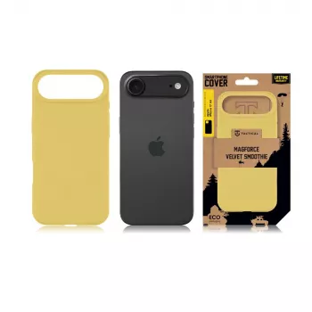 Tactical-suojakuori MagForce Velvet Smoothie Apple iPhone 17 Airille - Banana Yellow