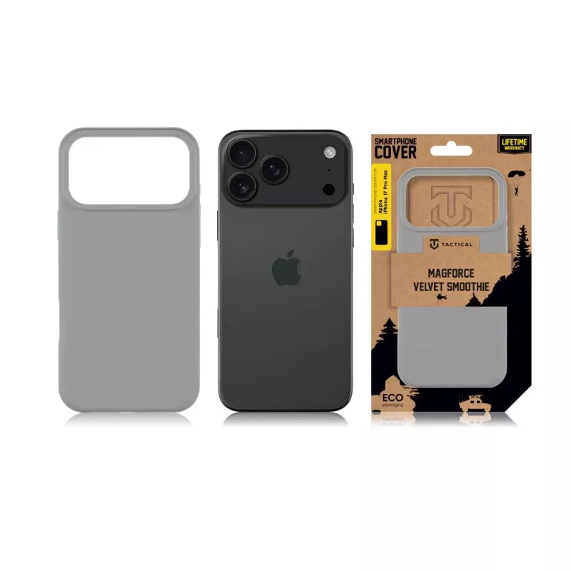 Tactical-suojakuori MagForce Velvet Smoothie iPhone 17 Pro Max Foggy
