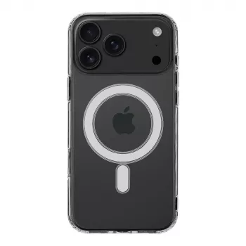 Tactical MagForce takakuori iPhone 17 Pro Max -puhelimelle, läpinäkyvä