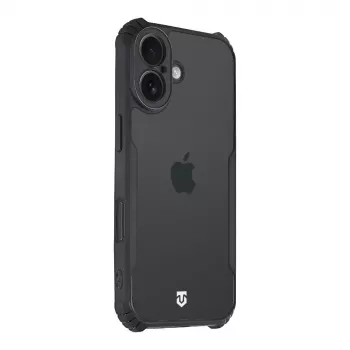 Tactical Back Cover Quantum Stealth iPhone 17 läpinäkyvä/musta